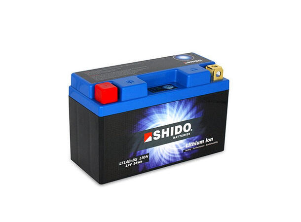 Shido LT14B-BS Lithium - 12V ATV/MC/Snøscooter Batteri